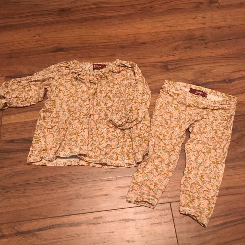 Milkbarn Dress and Legging Set